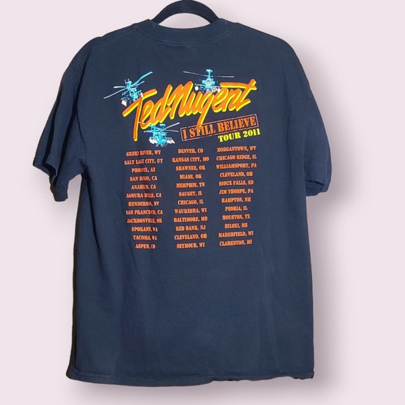 Ted Nugent I Still Believe Tour 2011 Tee - Picture 4 of 5